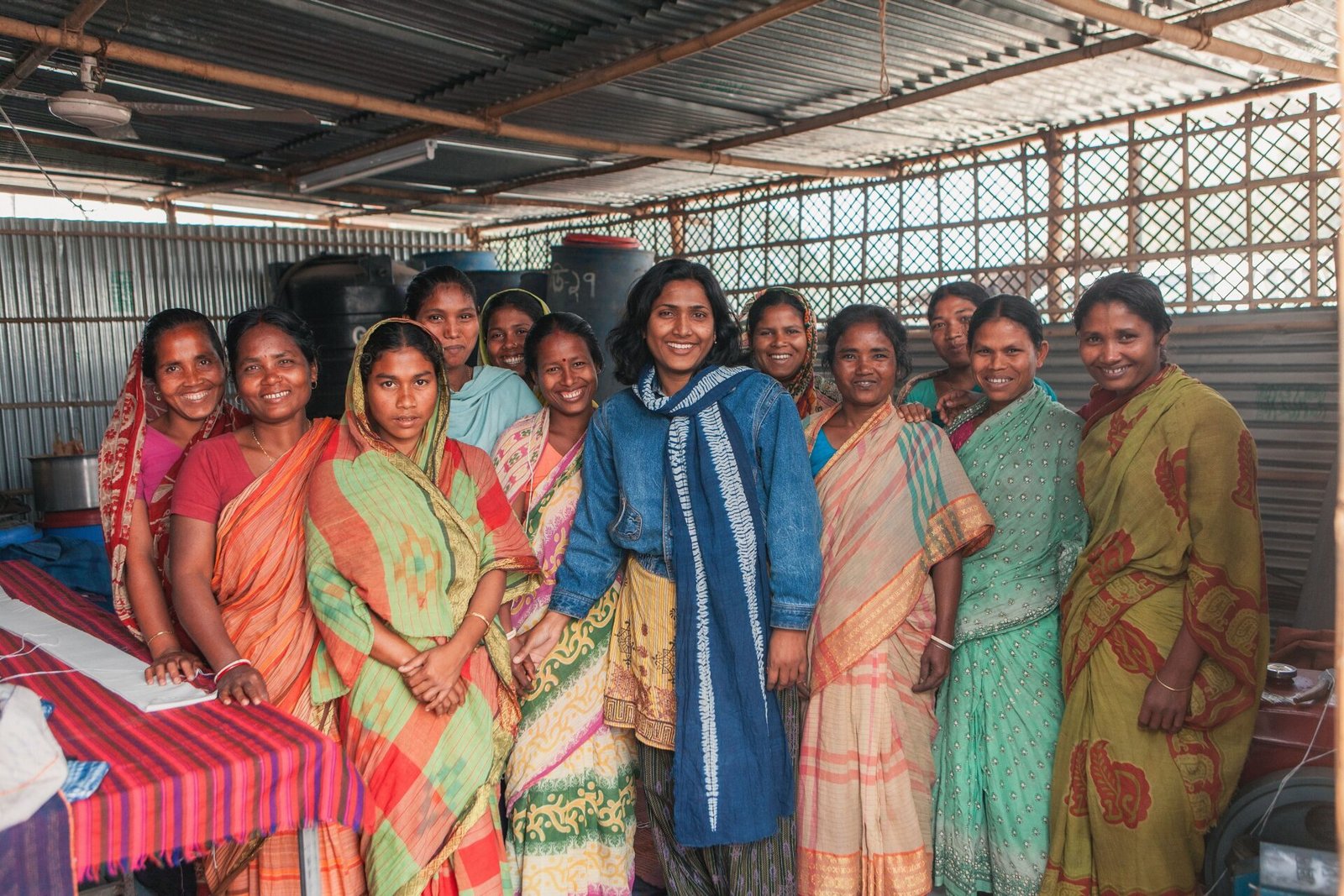ESG Consulting Nepal %corporate custom e-learning training agency% Women's cooperative group meeting in a microfinance community setting